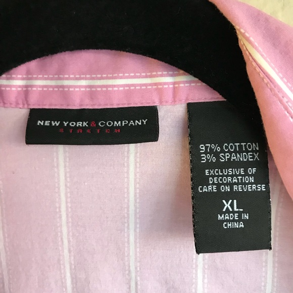 NY & Co Short Sleeve Embroidered Blouse - Picture 4 of 6